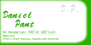 daniel pant business card